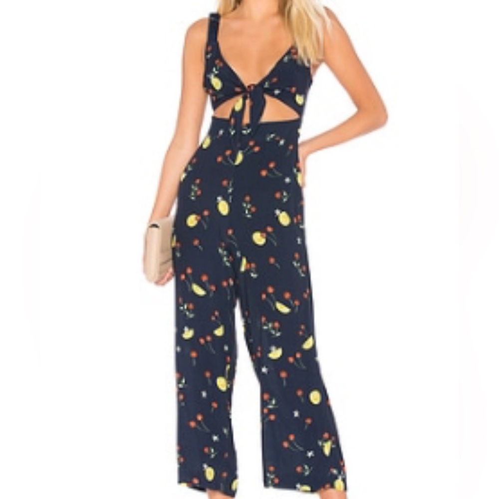 Capulet Navy Floral Jumpsuit